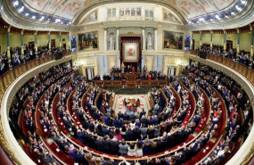 ep archivo   hemiciclo del congreso en la apertura solemne de la xv legislatura con el rey diputados