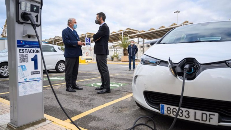 Archivo - Nuevos puntos de recarga eléctrica en el Puerto de Almería | AYUNTAMIENTO DE ALMERÍA - Archivo ep archivo nuevos puntos de recarga electrica en el puerto de almeria