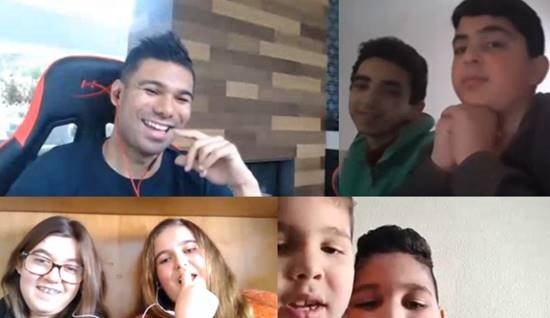 ep casemiro sorprende a los ninos y ninas atendidos por save the children durante el confinamiento ep casemiro sorprende a los ninos y ninas atendidos por save the children durante el confinamiento