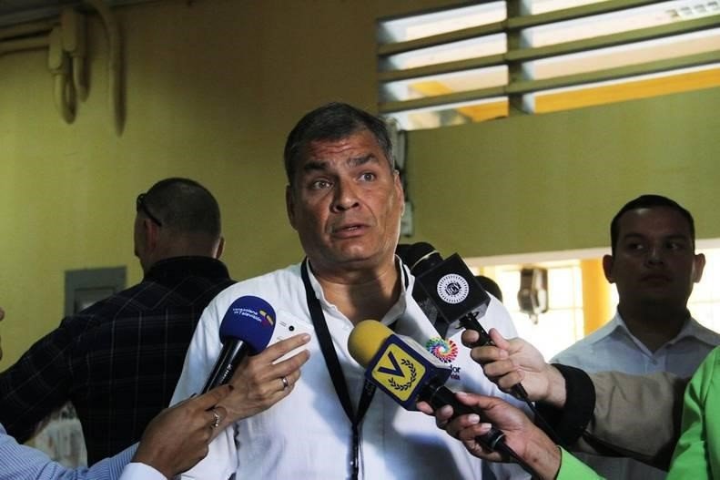 ep el expresidente ecuatoriano rafael correa