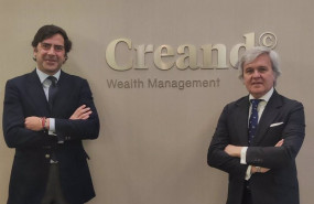 ep el jefe de equipo de la dvision de banca privada en madrid juan cocero y el director regional de