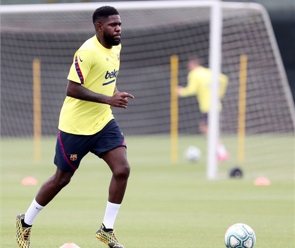 ep el jugador del fc barcelona samuel umtiti ep el jugador del fc barcelona samuel umtiti