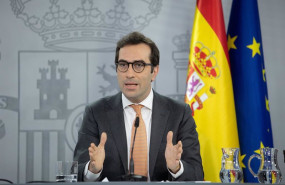 ep el ministro de economia carlos cuerpo durante la rueda de prensa posterior a la reunion del