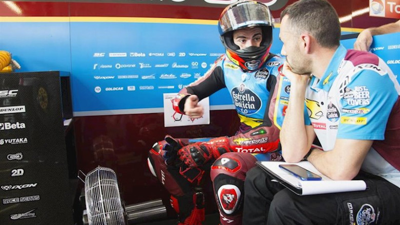 El piloto español de Moto2 Augusto Fernández | TEAM ESTRELLA GALICIA 0,0 MARC VDS ep el piloto espanol de moto2 augusto fernandez