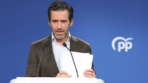 ep el portavoz del partido popular borja semper ofrece una rueda de prensa este lunes