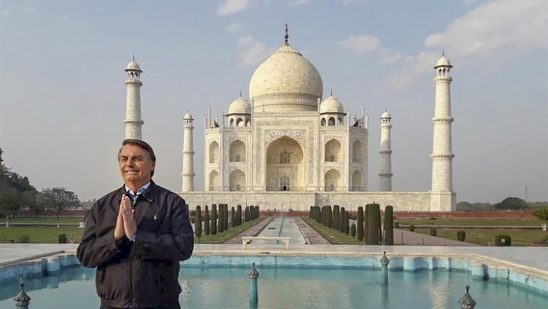 ep el presidente de brasil jair bolsonaro durante un reciente viaje oficial a india