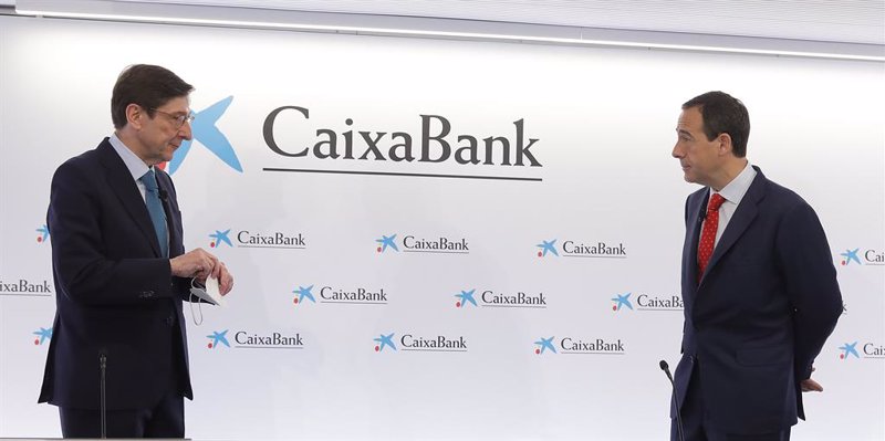 ep el presidente de caixabank jose ignacio goirigolzarri i y el consejero delegado de la entidad 20210326114409