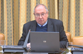 ep el presidente de la camara de espana jose luis bonet durante su intervencion en la comision de