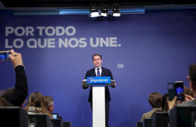 ep el secretario general del partido popular teodoro garcia egea durante su intervencion en la noche