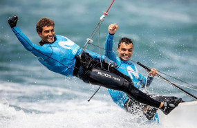 ep el tandem espanol de vela formado por jordi xammar y nico rodriguez