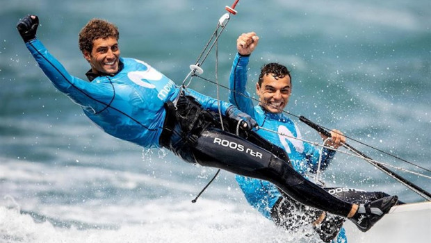 ep el tandem espanol de vela formado por jordi xammar y nico rodriguez