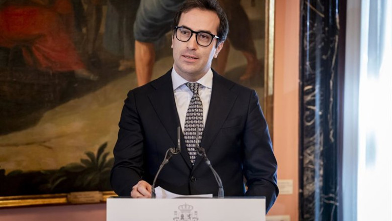 El vicepresidente primero y ministro de Economía, Comercio y Empresa, Carlos Cuerpo. durante el acto ‘España verde y digital. El impacto del Plan de Recuperación’ en el Teatro Real, a 22 de junio de 2026, en Madrid (España). Se trata de un encuentro centr | A. Pérez Meca - Europa Press ep el vicepresidente primero y ministro de economia comercio y empresa carlos cuerpo durante el acto