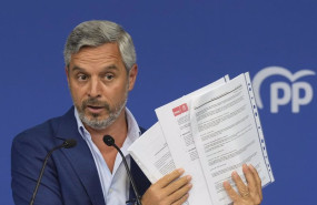 ep el vicesecretario de economia del pp juan bravo este lunes en rueda de prensa en genova