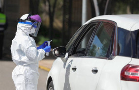 ep en el antiguo hospital militar de sevilla se estan realizando test desde el coche de la prueba