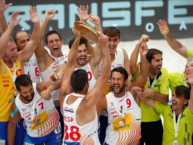 ep espanacuelgaorocampeonatoeuropabalonmano playa