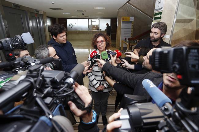 Esther Queraltó ante los medios | ACB PHOTO/EMILIO COBOS ep esther queralto antemedios