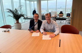 ep jose antonio lopez consejero delegado y presidente de ericsson espana y meinrad spenger consejero