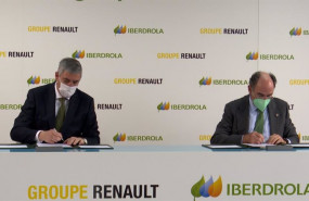 ep jose vicente de los mozos e ignacio sanchez galan firman la alianza entre grupo renault e