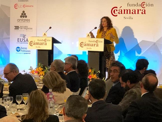 La consejera de Hacienda y Administración Pública, María Jesús Montero, | TWITTER DE LA CONSEJERÍA DE HACIENDA ep la consejerahaciendaadministracion publica maria jesus montero 20180131133513
