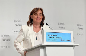 ep la consellera silvia paneque en rueda de prensa tras el consell executiu