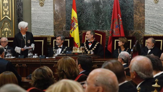 ep la fiscal general del estado maria jose segarra interviene durante la apertura del ano judicial 20190910000103