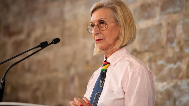 ep la fundadora de upyd rosa diez durante su intervencion en el acto de campana del partido popular