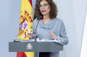 ep la ministra de hacienda y portavoz del ejecutivo maria jesus montero en rueda de prensa en el