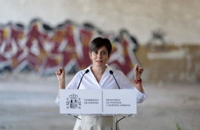ep la ministra de vivienda y agenda urbana isabel rodriguez en nuevo barrio campamento