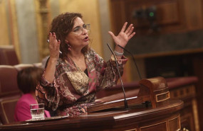 ep la ministra portavoz y de hacienda maria jesus montero interviene en el congreso de los diputados