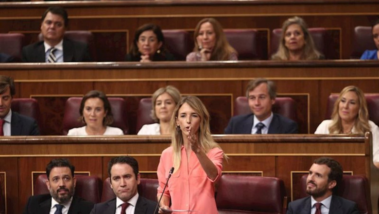 ep la portaveu del pp al congres cayetana alvarez de toledo compareix en la sessio de control al