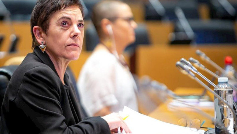 La portavoz del Grupo EH Bildu en el Congreso de los Diputados, Mertxe Aizpurua, | Congreso de los Diputados ep la portavoz del grupo eh bildu en el congreso de los diputados mertxe aizpurua