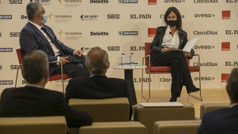 La presidenta de Adif, Isabel Pardo de Vera, en un foro organizado por el grupo Prisa | PRISA ep la presidenta de adif isabel pardo de vera en un foro organizado por el grupo prisa