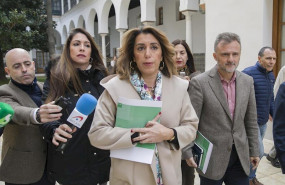 ep la secretaria general del psoe-a susana diaz c a su llegada al pleno en sevilla a 14 de noviembre