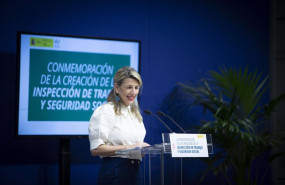 ep la vicepresidenta segunda y ministra de trabajo yolanda diaz en el acto de conmemoracion de los