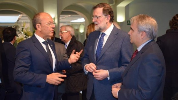 ep monago rajoyfragoso duranteactobadajoz