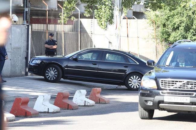 Rajoy entra en coche por el garaje a la Audiencia Nacional | EUROPA PRESS ep rajoy entracochegarajela audiencia nacional