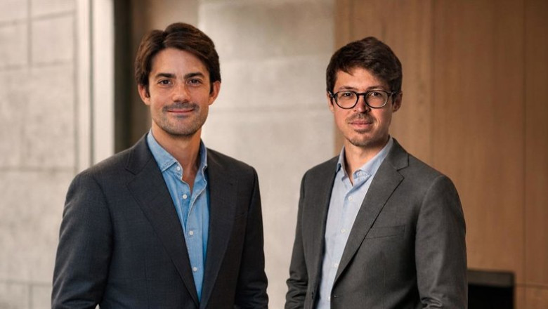 Ramiro Iglesias, CEO y cofundador de Crescenta, y Guillem Escabrós, responsable de Private Equity y Private Debt en Creand Crèdit Andorrà. | CREAND CRÈDIT ANDORRÀ ep ramiro iglesias ceo y cofundador de crescenta y guillem escabros responsable de private equity y