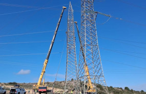 ep red electrica repotencia la linea aragon escatron de 400 kv para aumentar la capacidad de