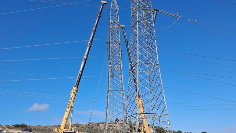 ep red electrica repotencia la linea aragon escatron de 400 kv para aumentar la capacidad de