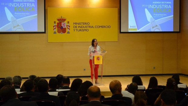 ep reyes maroto ministra de industria comercio y turismo durante la inauguracion de la agenda