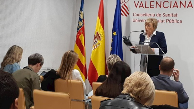 ep rueda de prensa de la consellera de sanidad ana barcelo en imagen de archivo