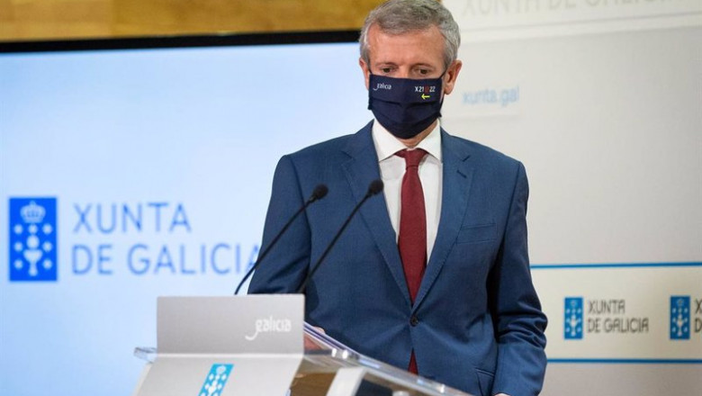 Rueda interviene ante los medios tras el Consello de la Xunta. | XOÁN CRESPO/XUNTA ep rueda interviene ante los medios tras el consello de la xunta