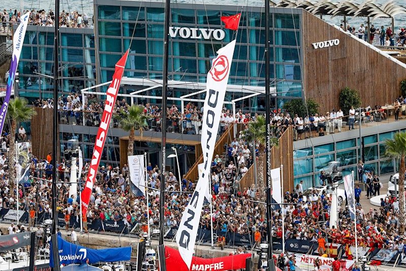 ep salida de la volvo ocean race en alicante en 2017