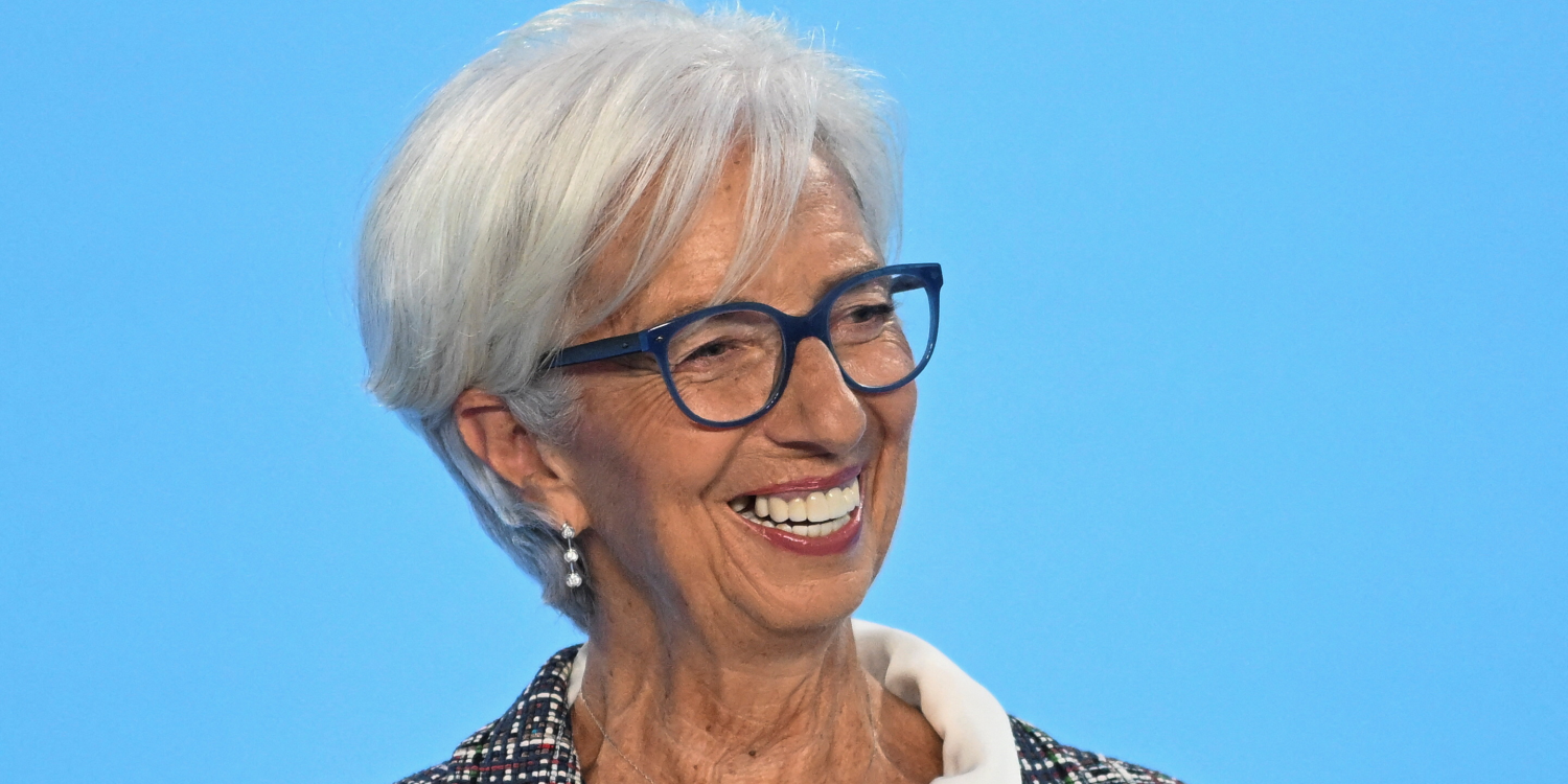 la presidente de la bce christine lagarde assiste a une conference de presse suite a la reunion de politique monetaire du conseil des gouverneurs a francfort 