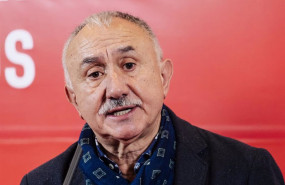 ep archivo   el secretario general de ugt pepe alvarez ofrece declaraciones a los medios en la sede
