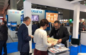 ep archivo   imagen del stand de granada en la feria bit de milan italia