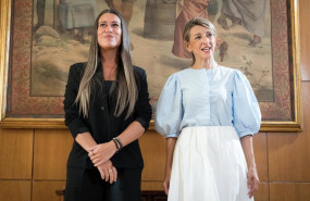 ep archivo   la vicepresidenta segunda y ministra de trabajo y economia social yolanda diaz d y la