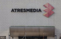 ep archivo   logo de atresmedia en su sede social en madrid