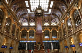 ep archivo   vista interior del palacio de la bolsa en madrid espana