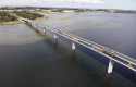 ep autovia construida por acciona que atraviesa el fiordo de roskilde en dinamarca